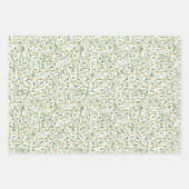 Feuille De Papier Cadeau Fabriquer ma marguerite - rose, corail, vert (Devant 3)