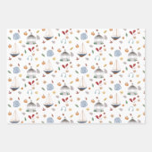 Feuille De Papier Cadeau Fairfield Connecticut Automne en Nouvelle-Angleter (Devant)