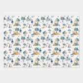Feuille De Papier Cadeau Fairy Woodland White and Blue (Devant 2)