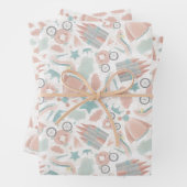 Feuille De Papier Cadeau Fairytale Whimsy 3 pack envelopper cadeau (En situation)