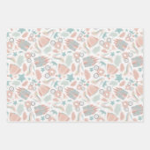 Feuille De Papier Cadeau Fairytale Whimsy 3 pack envelopper cadeau (Devant)