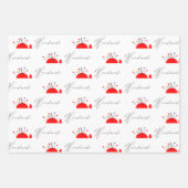 Feuille De Papier Cadeau Fait par l'acte de couture à la main (Devant 2)