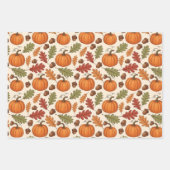 Feuille De Papier Cadeau Fall Thanksgiving  (Devant 2)