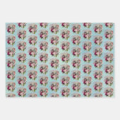 Feuille De Papier Cadeau Fancy Wonderland White Rabbit (Devant)