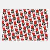 Feuille De Papier Cadeau Fantaisie Noël (Devant 2)