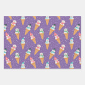 Feuille De Papier Cadeau Fantastique Snowman Snow Cone hiver Vacances ou an (Devant)