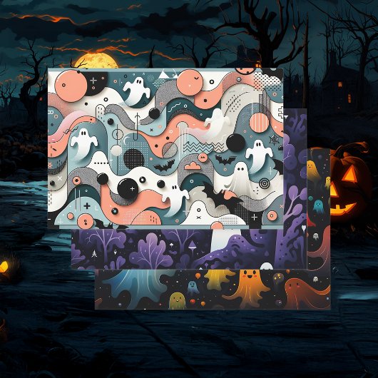 Feuille De Papier Cadeau Fantôme avec le plus