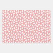 Feuille De Papier Cadeau Fantômes et Motifs d'Halloween (Devant 2)