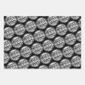 Feuille De Papier Cadeau Fatigué Dads Club Funny (Devant 3)