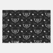 Feuille De Papier Cadeau Faucon de la tête de mort (Devant 2)