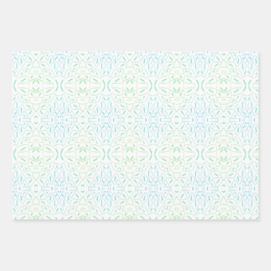 Feuille De Papier Cadeau Fauteuil Abstrait (Devant)