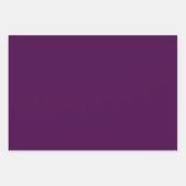 Feuille De Papier Cadeau Faux éclate de velours violet (Devant 2)
