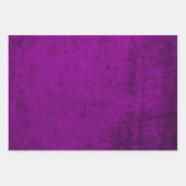 Feuille De Papier Cadeau Faux éclate de velours violet (Devant)