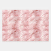 Feuille De Papier Cadeau Faux Faux Rose (Devant 2)