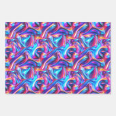 Feuille De Papier Cadeau Faux foil motif party (Devant 2)