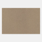 Feuille De Papier Cadeau Faux Kraft Paper w/ Dark Faux Kraft Paper Patterns (Devant 3)