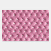 Feuille De Papier Cadeau Faux velours rose doux et doux (Devant 3)