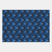 Feuille De Papier Cadeau Faux Velvet Floral Bourgogne (Devant 3)