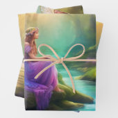 Feuille De Papier Cadeau Fée (En situation)