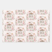 Feuille De Papier Cadeau Fée rose Fée Enchantée Forest Tea Party (Devant 2)