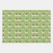 Feuille De Papier Cadeau Fée verte mignonne (Devant)