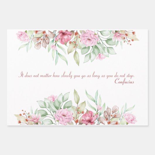 Feuille De Papier Cadeau Félicitations (Devant 3)