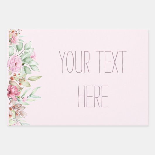 Feuille De Papier Cadeau Félicitations   (Devant 2)