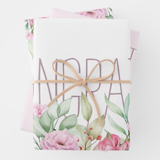 Feuille De Papier Cadeau Félicitations   (En situation)