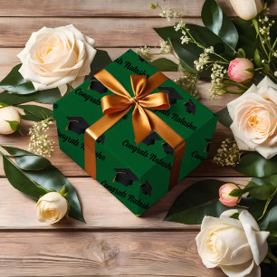 Feuille De Papier Cadeau Félicitations à la cérémonie de remise des diplôme