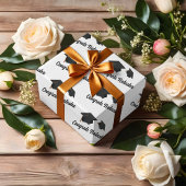 Feuille De Papier Cadeau Félicitations à la cérémonie de remise des diplôme