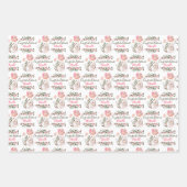 Feuille De Papier Cadeau Félicitations à la grossesse Envelopper les feuill (Devant 2)