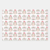 Feuille De Papier Cadeau Félicitations à la grossesse Envelopper les feuill (Devant 2)