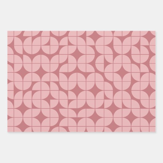 Feuille De Papier Cadeau Félicitations Diplômé Cap rose rose (Devant 3)