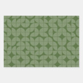 Feuille De Papier Cadeau Félicitations Diplômés Cap vert armée (Devant 3)