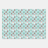 Feuille De Papier Cadeau Feliz Navidad Angel Cutout Pois (Devant)