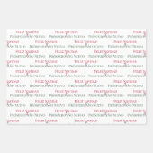 Feuille De Papier Cadeau Feliz Navidad y Prospero Año Nuevo (Devant 2)