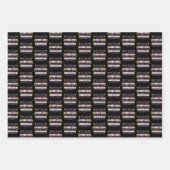 Feuille De Papier Cadeau Femme à la tête (Devant 2)