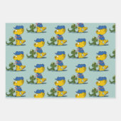 Feuille De Papier Cadeau Ferald et The Baby Lizard (Devant)