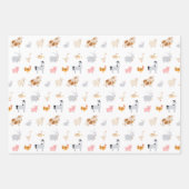 Feuille De Papier Cadeau Ferme (Devant 2)