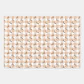 Feuille De Papier Cadeau Ferme de Noël Plaid de rennes rustiques (Devant)