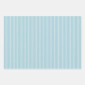 Feuille De Papier Cadeau Ferme moderne bleu clair (Devant 2)