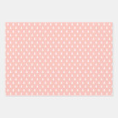 Feuille De Papier Cadeau Ferme moderne rose (Devant)