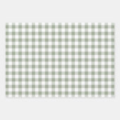 Feuille De Papier Cadeau Ferme moderne Sage Green Gite Cadeau (Devant 3)