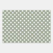 Feuille De Papier Cadeau Ferme moderne Sage Green Gite Cadeau (Devant)