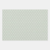 Feuille De Papier Cadeau Ferme moderne vacances pastel vert (Devant 3)