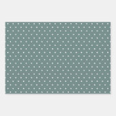 Feuille De Papier Cadeau Ferme moderne verte (Devant 3)