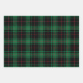 Feuille De Papier Cadeau Ferme noir rouge rustique tartan plaid motif (Devant 2)