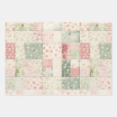 Feuille De Papier Cadeau Ferme Rouge Fleurs de tulipe jaune Anniversaire (Devant 3)