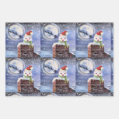 Feuille De Papier Cadeau Ferret Christmas Wrapping Paper (Devant 3)