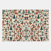 Feuille De Papier Cadeau Festif (Devant 3)